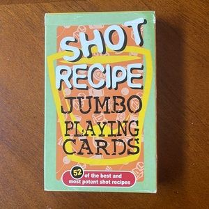 Shot recipe jumbo playing cards